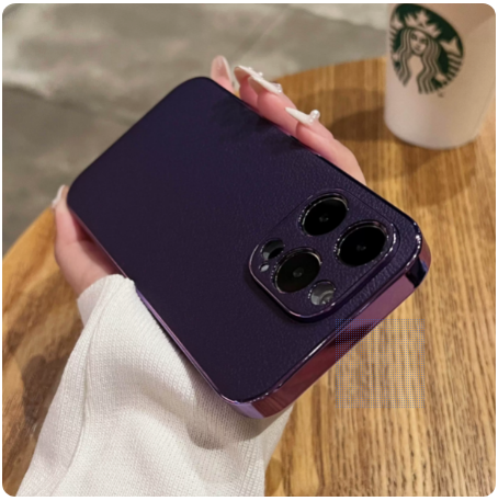 苹果13promax手机壳新款暗紫色iphone13pro高档外壳12防摔套plus十四13PM电镀保护套por男女款